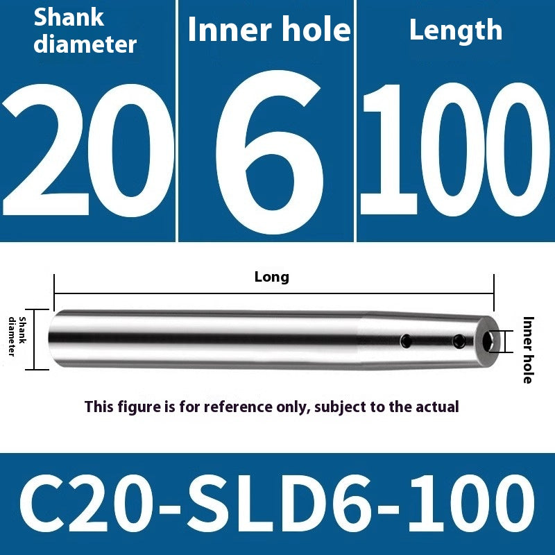 2059-High precision side solid SLD extension rod CNC milling cutter extended rod small diameter straight handle deep cavity avoidance C12C16C20 Shandong Denso Pricision Tools Co.,Ltd.
